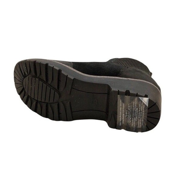 Y2K UGG Women's Kress Black Suede Waterproof Ankle Boots 1095147 Sz 6 Chunky OLD - Picture 4 of 9